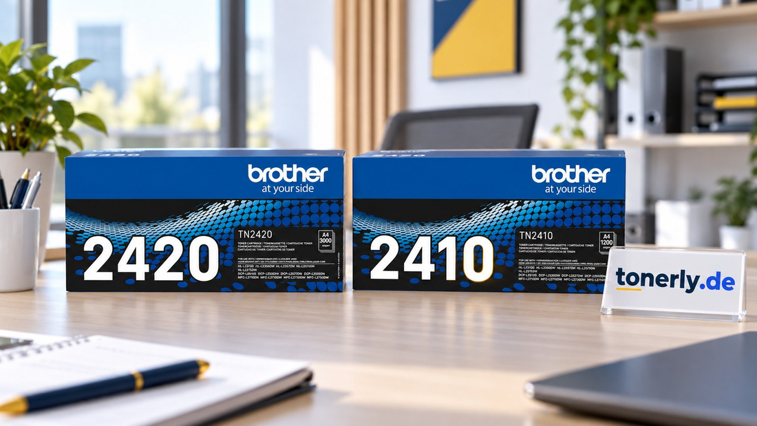 Brother TN-2420 vs. TN-2410: Unterschiede, Reichweite, passender Toner
