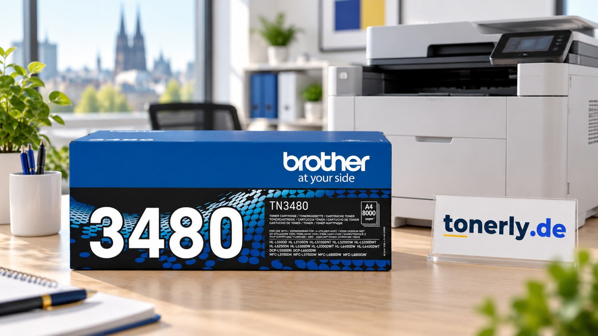 Brother TN-3480: 8.000-Seiten-Toner für HL-L5100DN, MFC-L5750DW & Co.