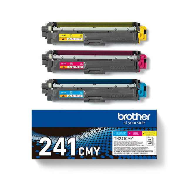 Brother TN-241CMY Original Toner Multipack Cyan/Magenta/Gelb (3er-Pack)