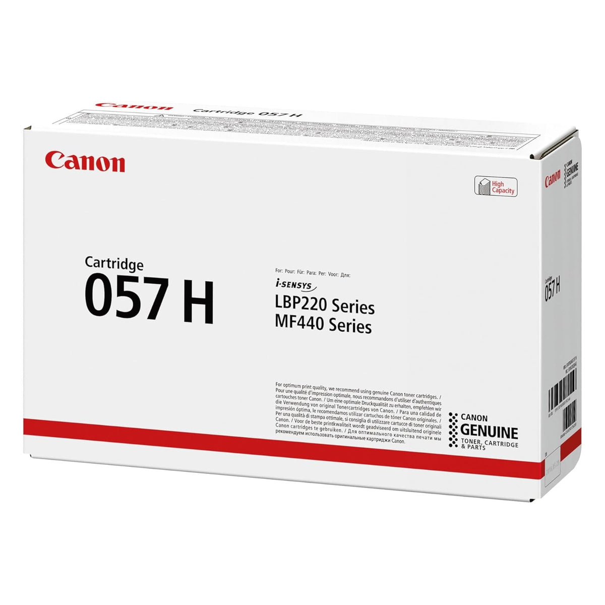 Canon 057H Original Toner Schwarz (High Capacity) – Originalverpackung