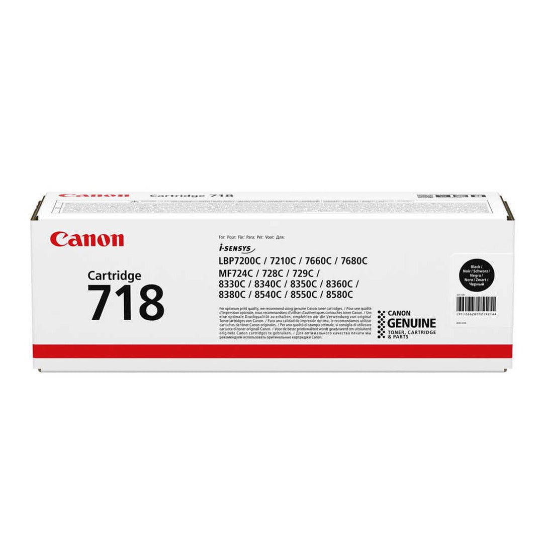 Canon 718 Original Toner Schwarz – Originalverpackung