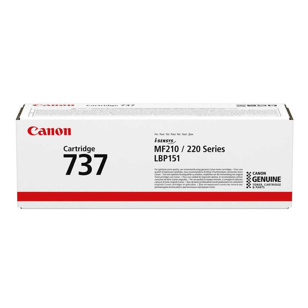 Canon 737 Original Toner Schwarz – Originalverpackung