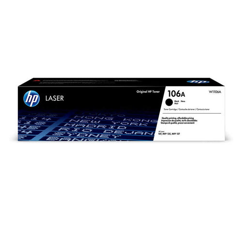 HP 106A (W1106A) Original Toner Schwarz – Originalverpackung
