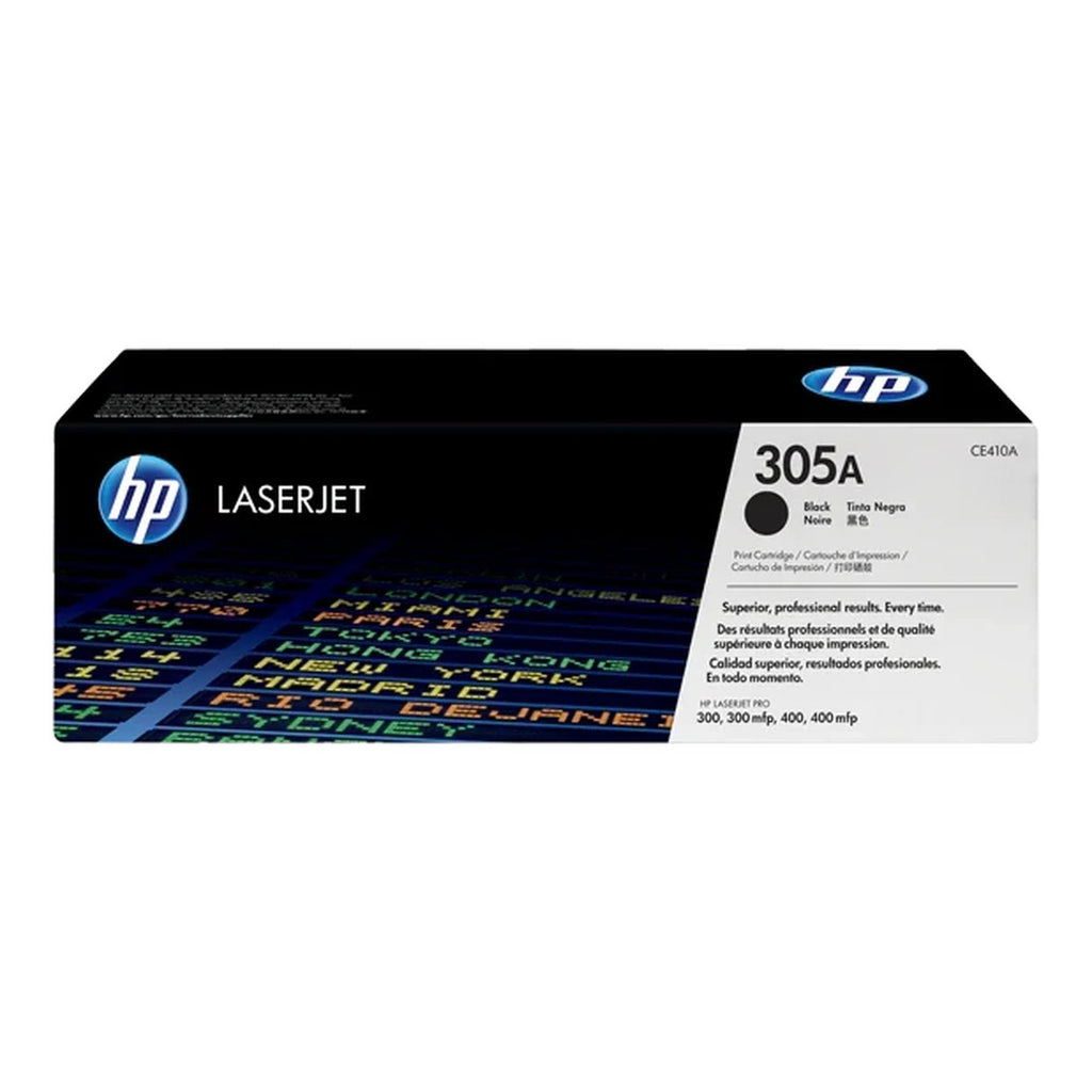 HP 305A (CE410A) Original Toner Schwarz – Originalverpackung