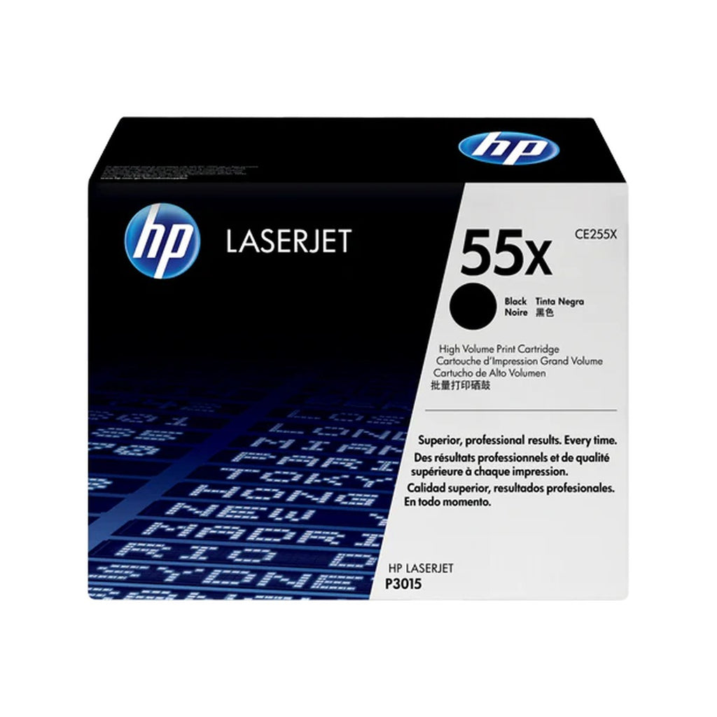 HP 55X (CE255X) Original Toner Schwarz – Originalverpackung