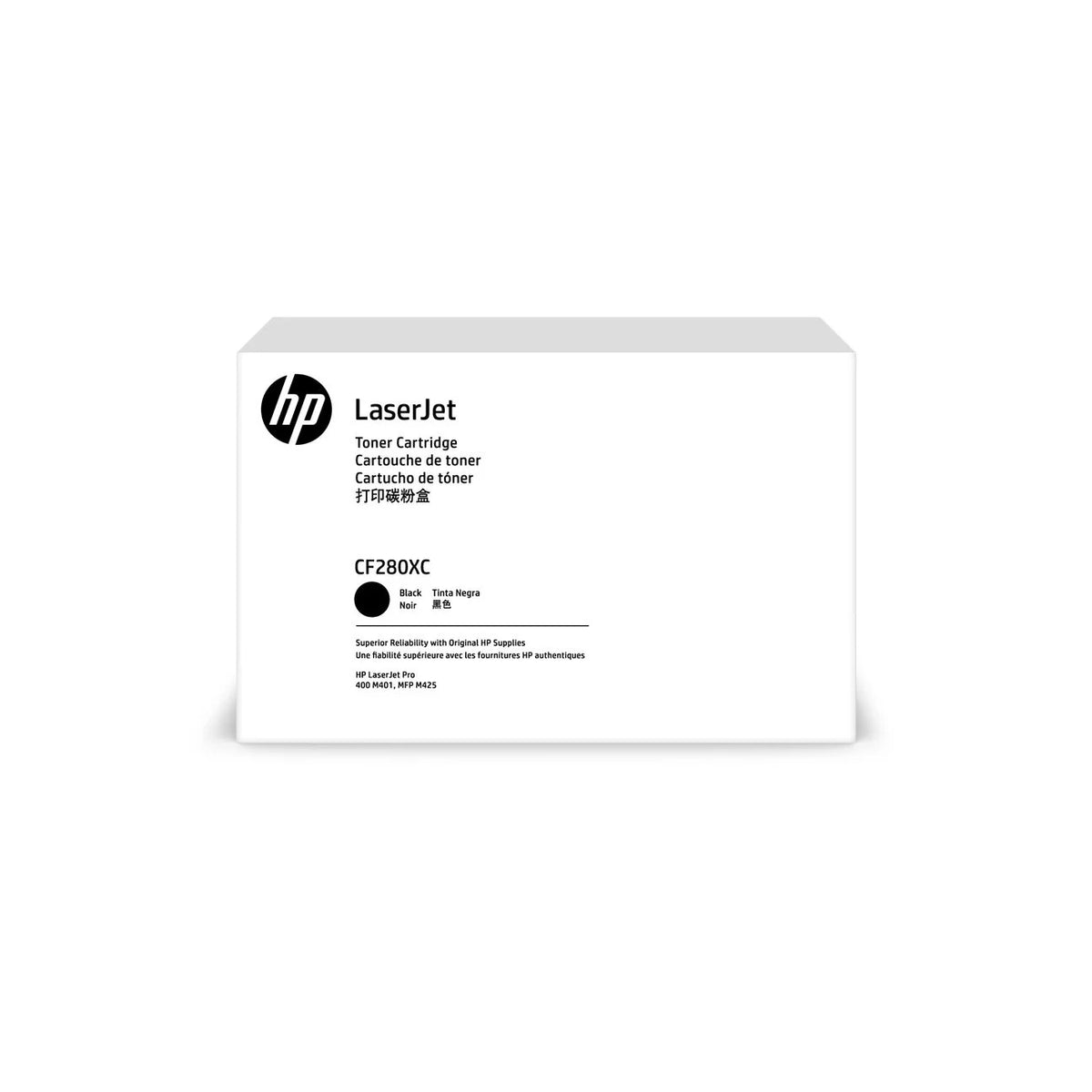 HP 80X (CF280XC) Original Toner Schwarz – Contract-Version – Originalverpackung