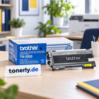 Brother TN-2000 Original Toner Schwarz – Bürofoto mit tonerly.de