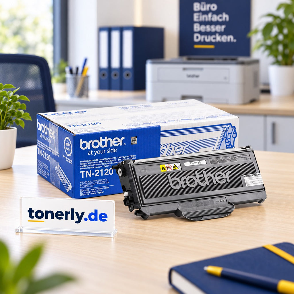 Brother TN-2120 Original Toner Schwarz – Bürofoto mit tonerly.de