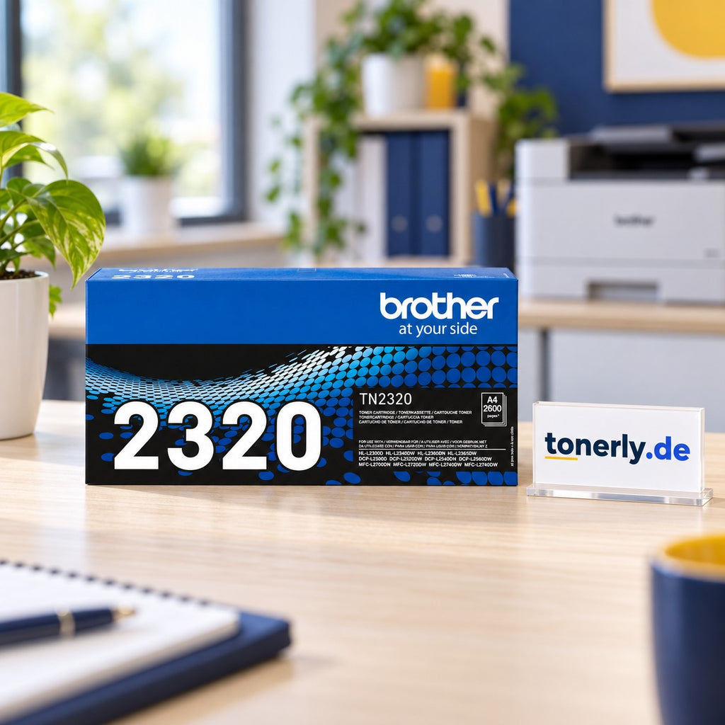 Brother TN-2320 Original Toner Schwarz – Bürofoto mit tonerly.de
