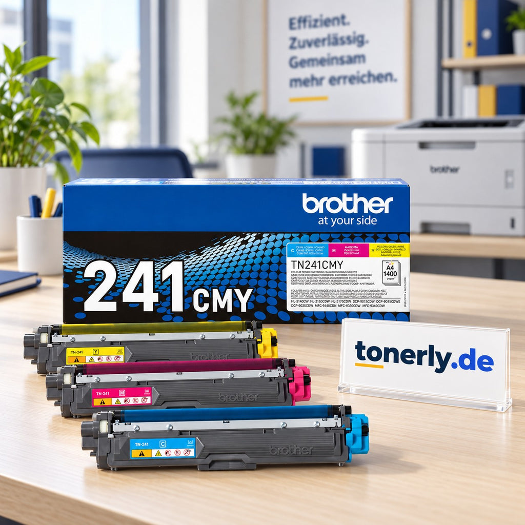 Brother TN-241CMY Original Toner Multipack Cyan/Magenta/Gelb (3er-Pack) – Bürofoto mit tonerly.de