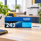Brother TN-243C Original Toner Cyan – Bürofoto mit tonerly.de