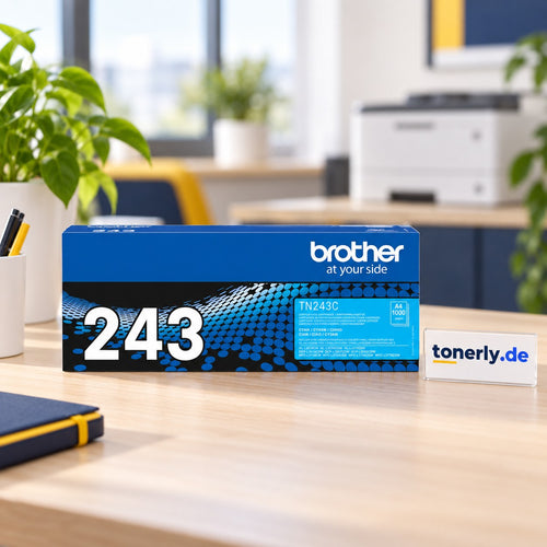 Brother TN-243C Original Toner Cyan – Bürofoto mit tonerly.de