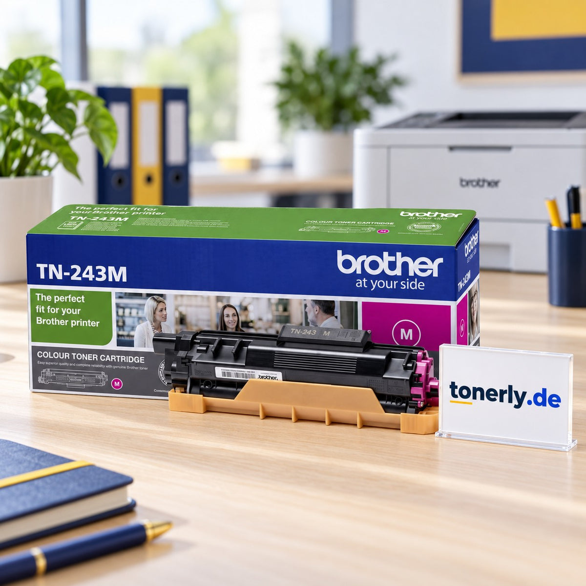 Brother TN-243M Original Toner Magenta – Bürofoto mit tonerly.de