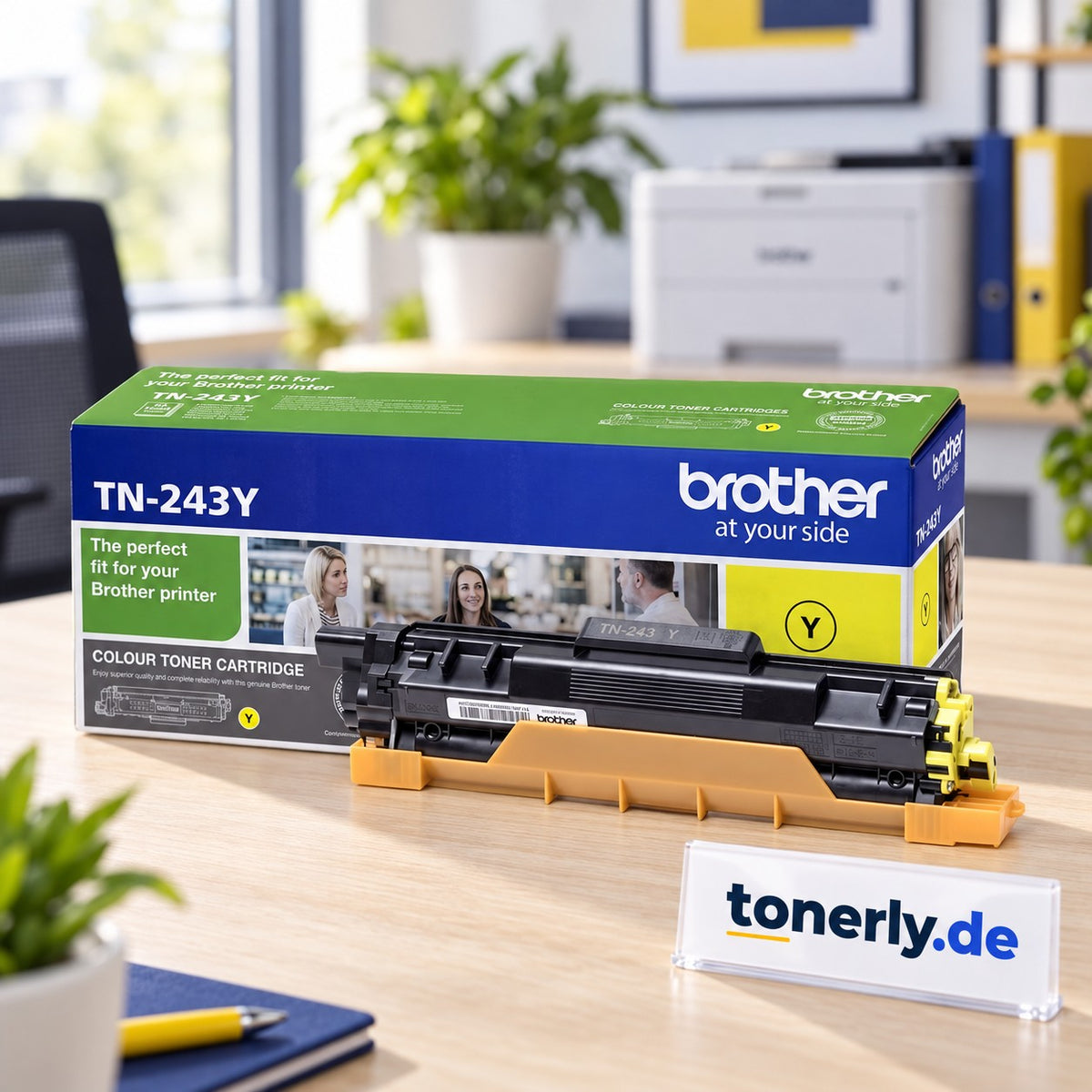 Brother TN-243Y Original Toner Gelb – Bürofoto mit tonerly.de