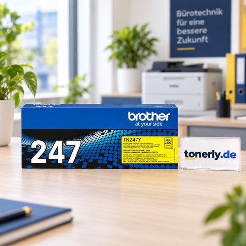 Brother TN-247Y Original Toner Gelb – Bürofoto mit tonerly.de