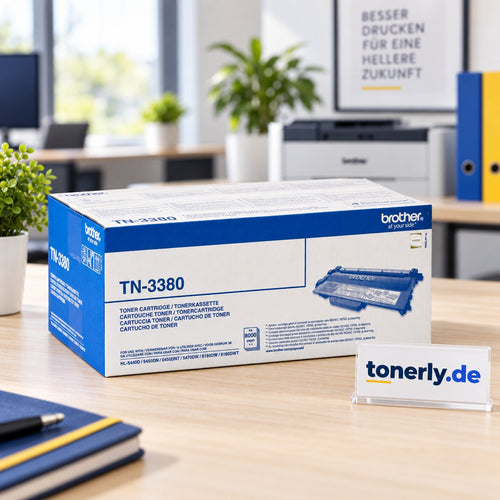 Brother TN-3380 Original Toner Schwarz – Bürofoto mit tonerly.de