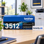 Brother TN-3512 Original Toner Schwarz – Bürofoto mit tonerly.de