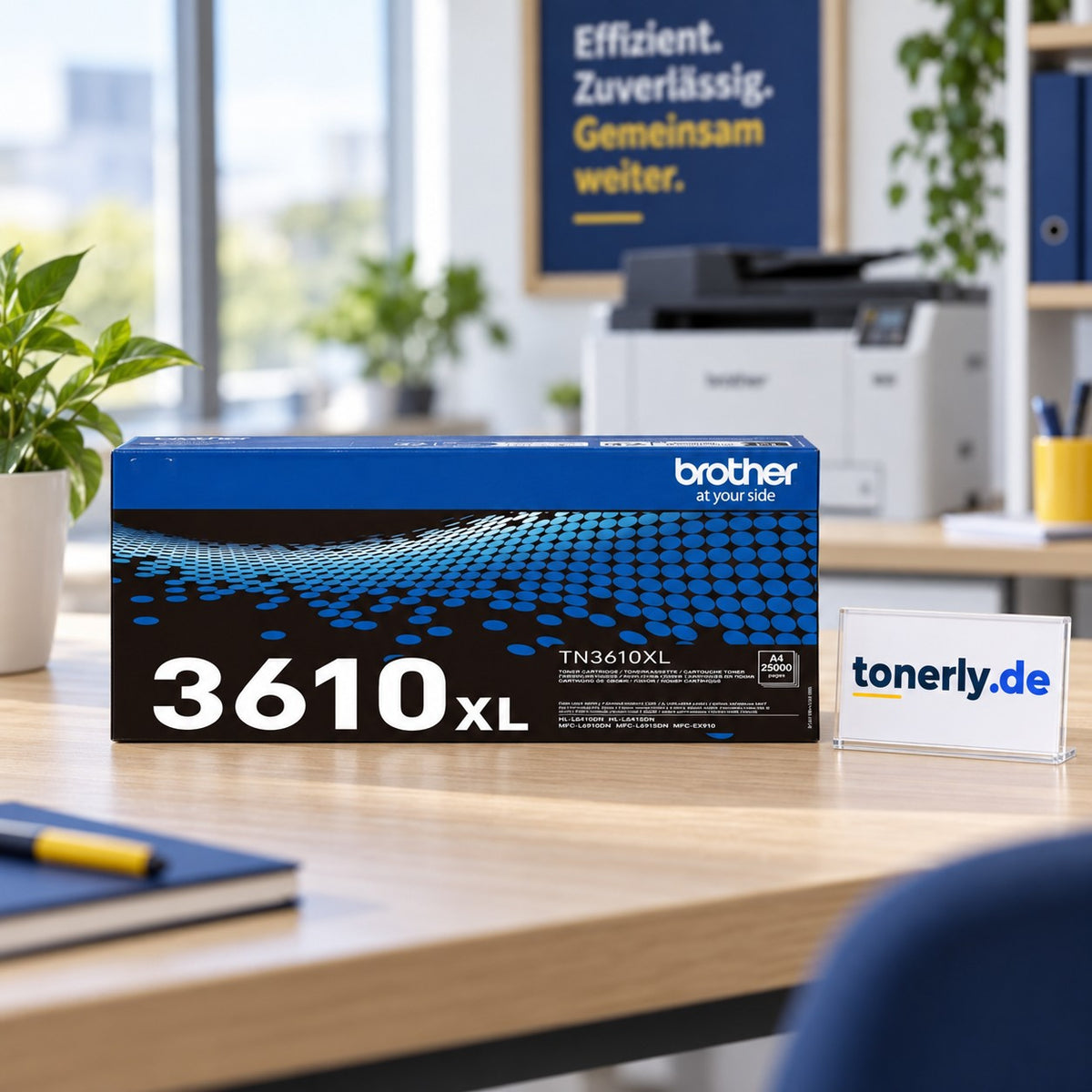 Brother TN-3610XL Original Toner Schwarz – Bürofoto mit tonerly.de
