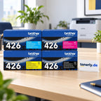 Brother TN-426 Original Toner Set Schwarz/Cyan/Magenta/Gelb (4er-Set) – Bürofoto mit tonerly.de