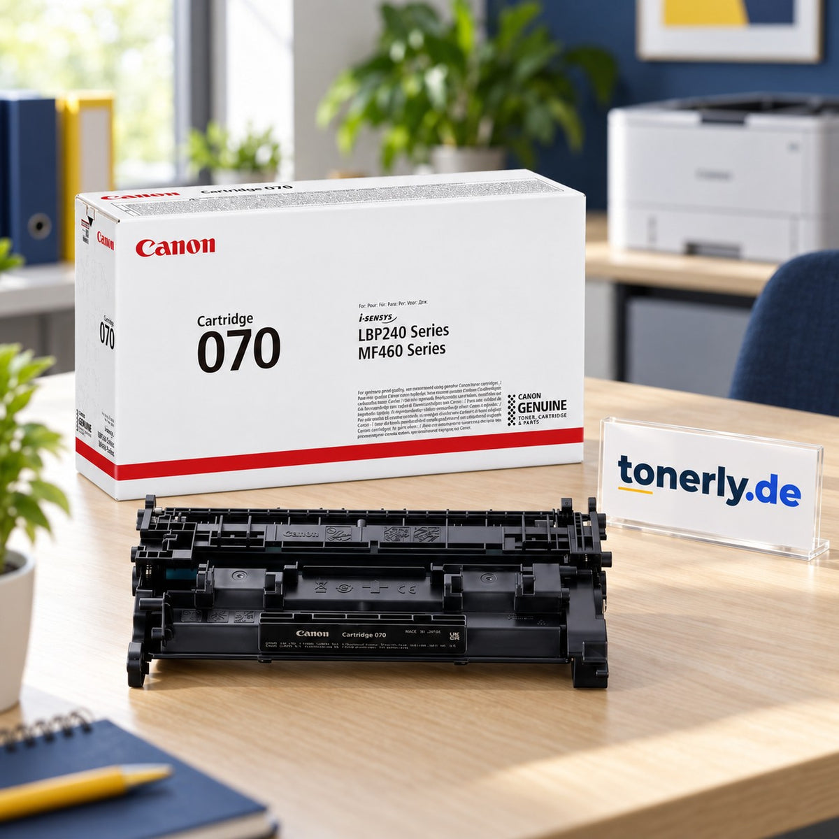 Canon 070 Original Toner Schwarz – Bürofoto mit tonerly.de