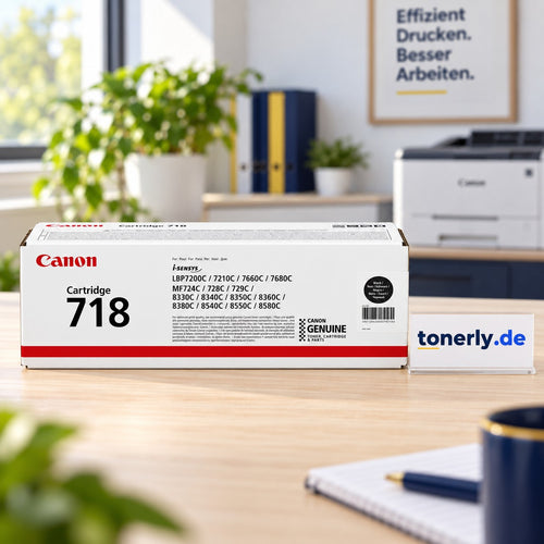 Canon 718 Original Toner Schwarz – Bürofoto mit tonerly.de