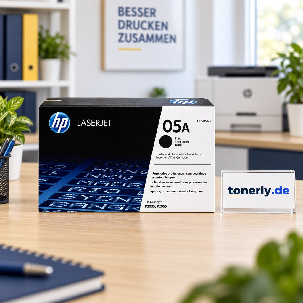 HP 05A (CE505A) Original Toner Schwarz – Bürofoto mit tonerly.de