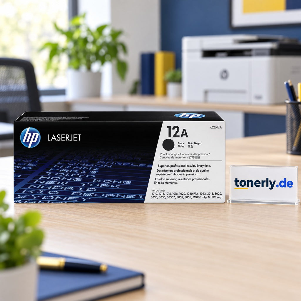 HP 12A (Q2612A) Original Toner Schwarz – Bürofoto mit tonerly.de