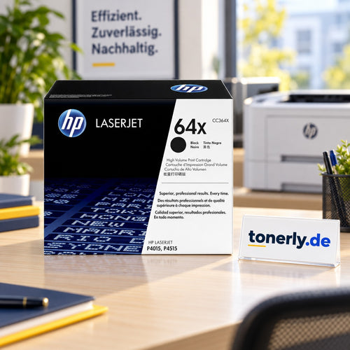 HP 64X (CC364X) Original Toner Schwarz – Bürofoto mit tonerly.de
