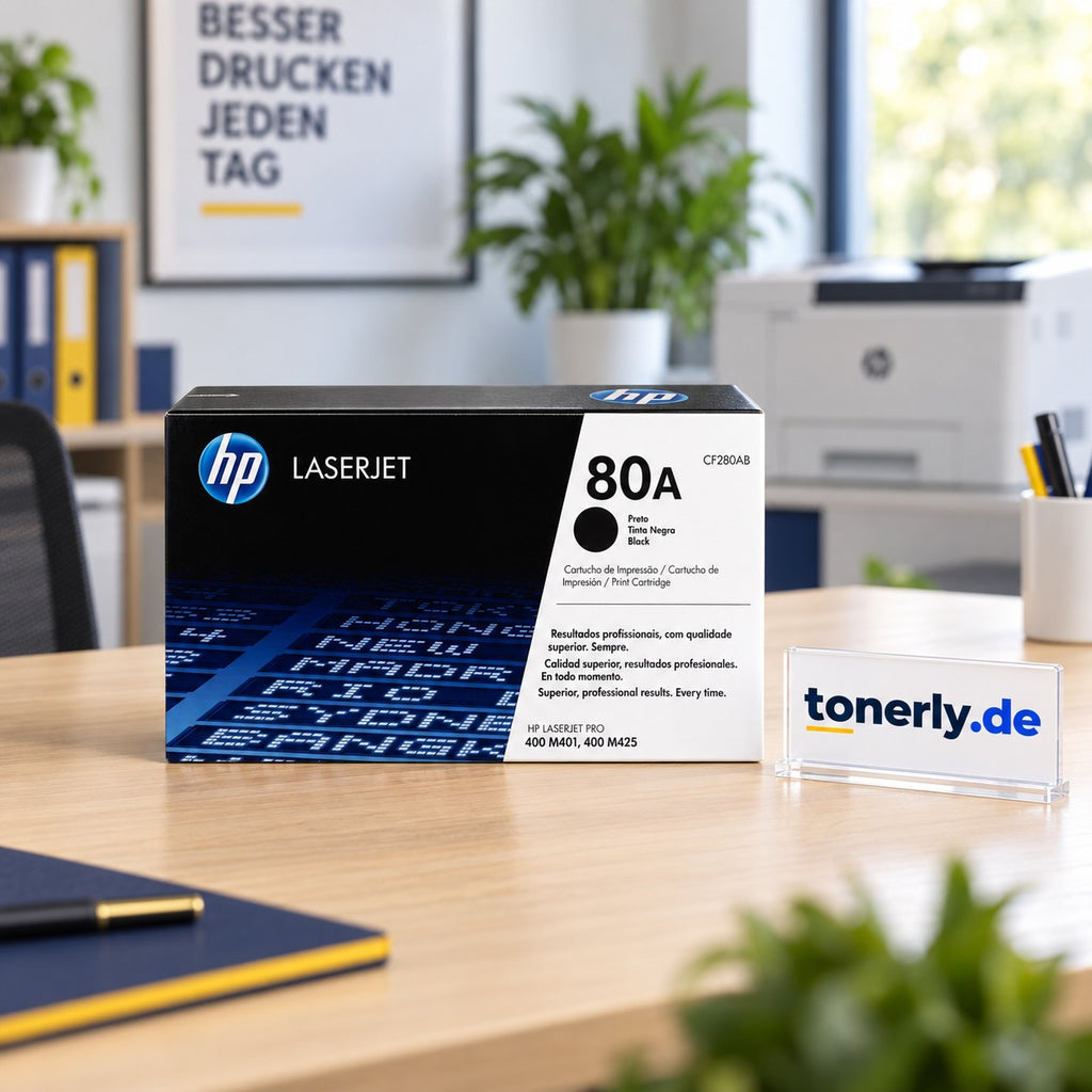HP 80A (CF280A) Original Toner Schwarz – Bürofoto mit tonerly.de