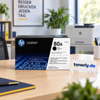 HP 80A (CF280A) Original Toner Schwarz – Bürofoto mit tonerly.de
