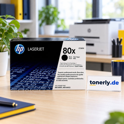 HP 80X (CF280X) Original Toner Schwarz – Bürofoto mit tonerly.de