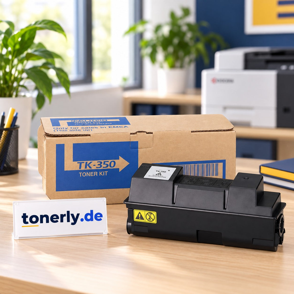 Kyocera TK-350 Original Toner-Kit Schwarz – Bürofoto mit tonerly.de